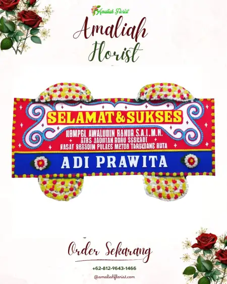Papan Bunga Ucapan Selamat Ngaglik