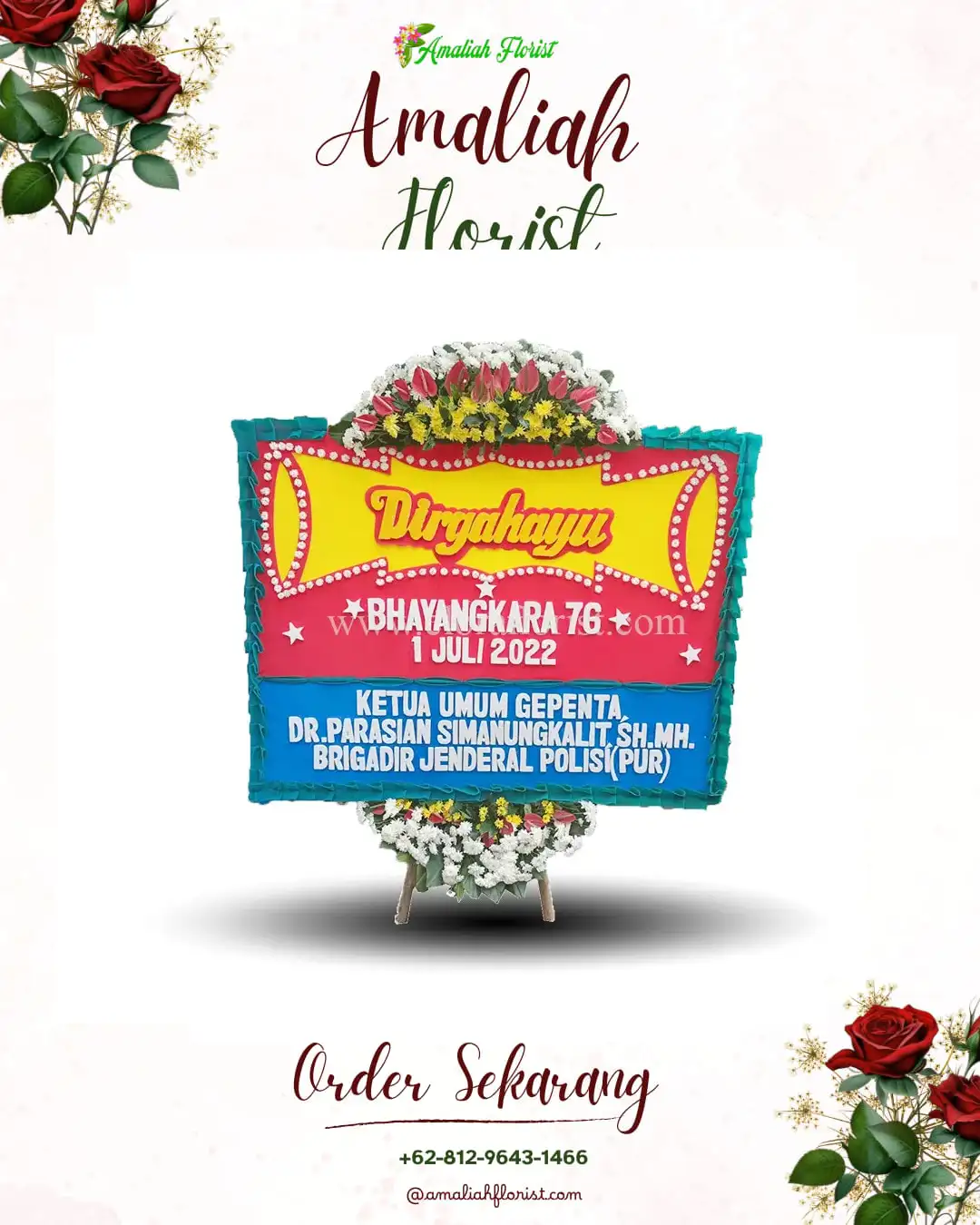 Papan Bunga HUT Ulang Tahun Ngaglik